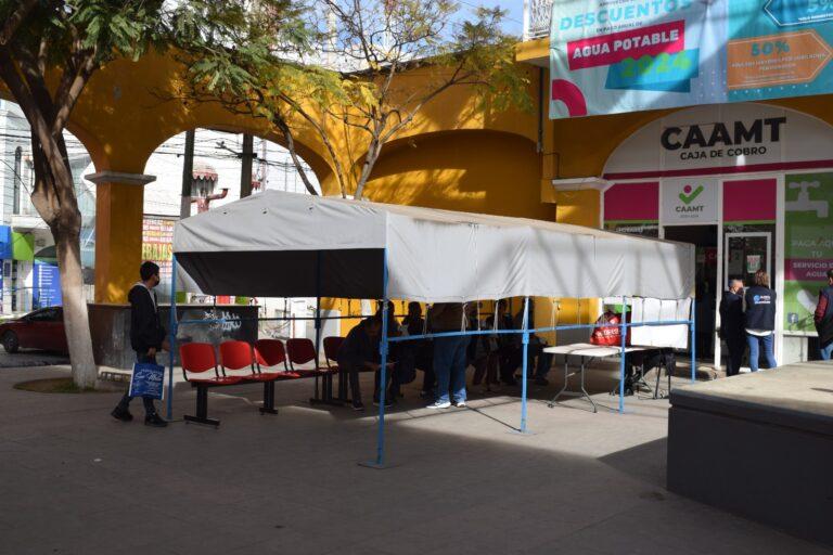 En febreros los usuarios de la CAAMT tendrán cinco por ciento de descuento en pago de agua En febreros los usuarios de la CAAMT tendrán cinco por ciento de descuento en pago de agua