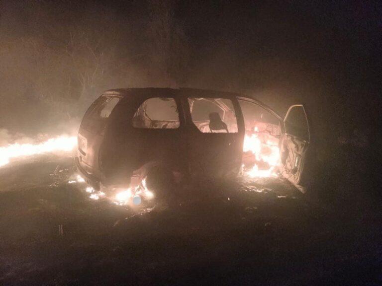 Infierno provocado por huachicoleros al explotar una camioneta en Tlahuelilpan