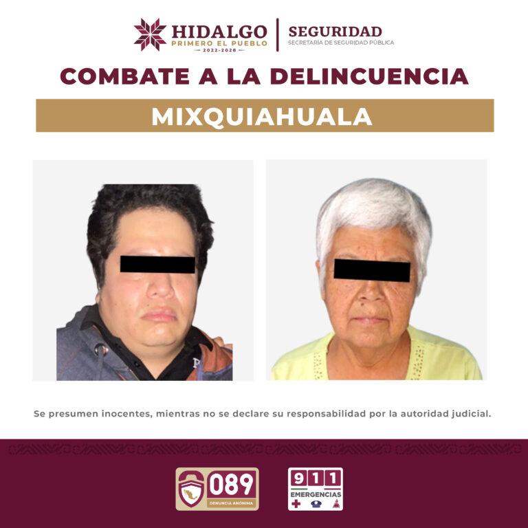Logra SSPH importantes decomisos de drogas en Mixquiahuala y Tulancingo
