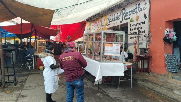 Realizan vigilancia sanitaria a carnicerías