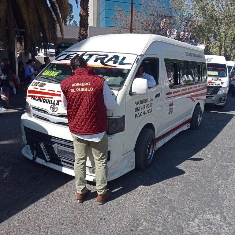 Impulsan operativos sorpresa al transporte público