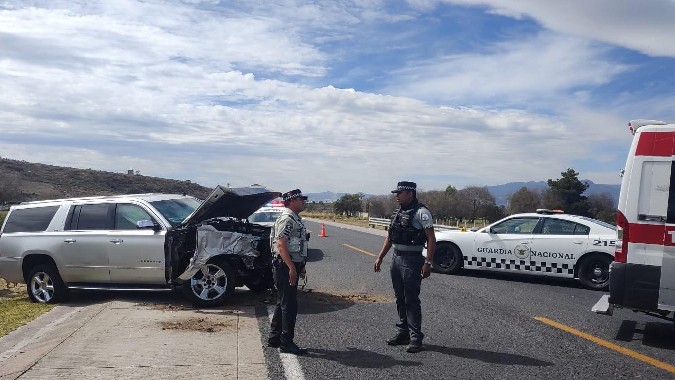 Involucrados agentes del Centro Nacional de Inteligencia en accidente