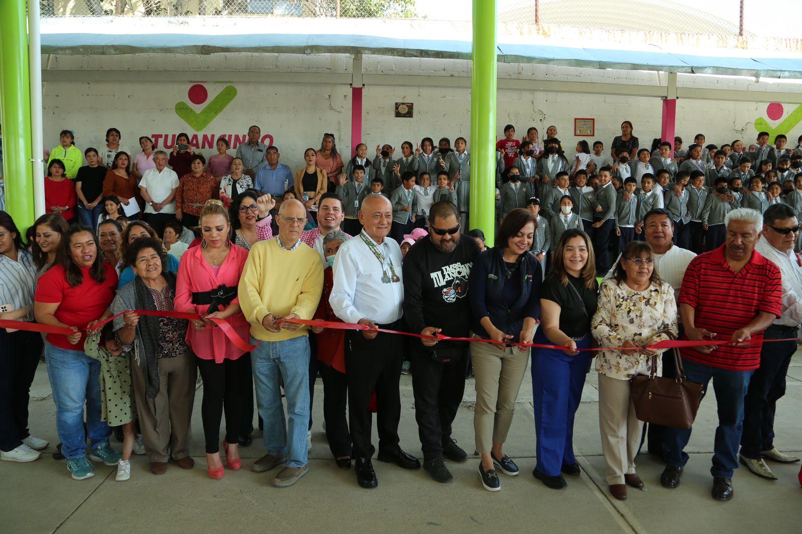 Inauguran Techumbre en Cancha de Usos Múltiples