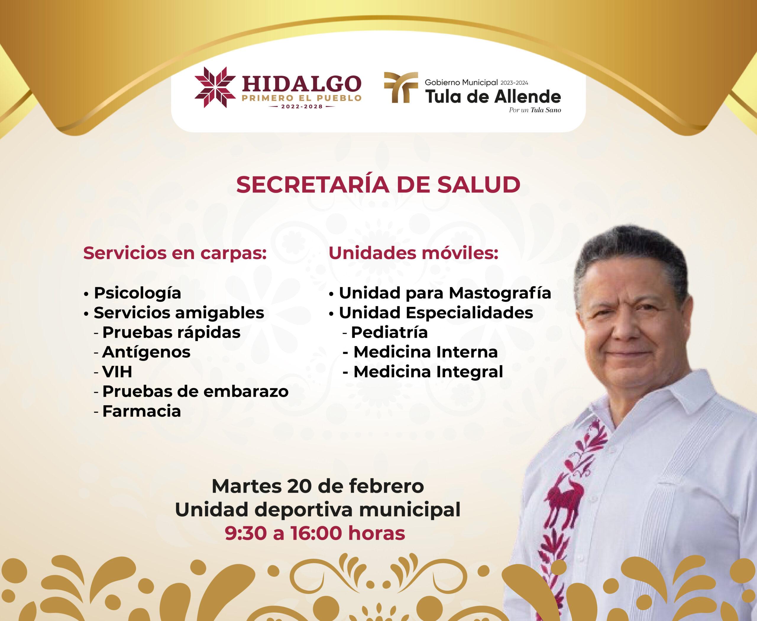 Con visita de Gobernador, llega la Feria de la Salud a Tula de Allende 