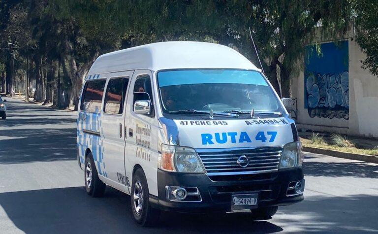 Dejan sin placas a camionetas de la ruta 47