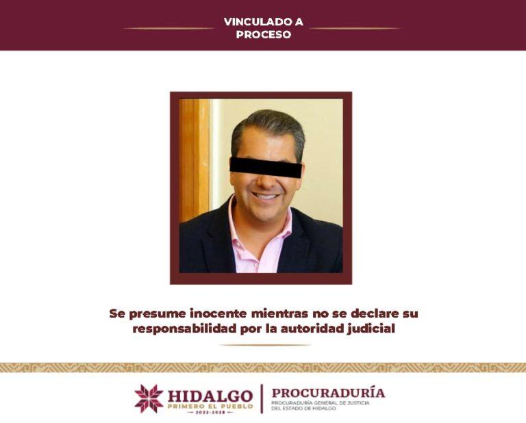 Vinculan a proceso a expresidente municipal de Pachuca, por peculado