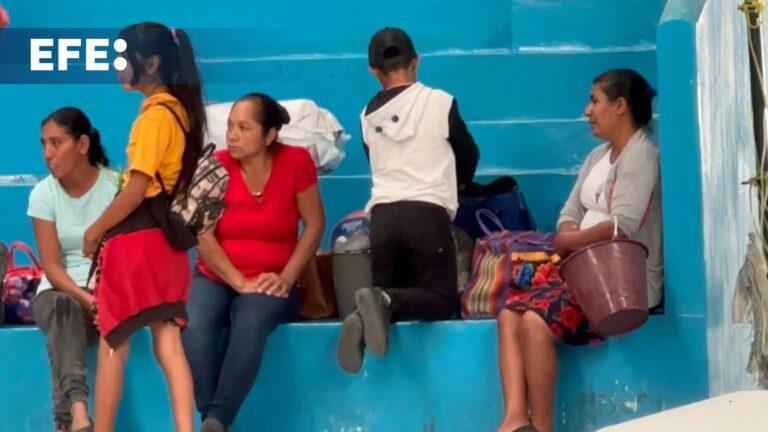 Desplazados por crimen en sur de México regresan sin garantías de seguridad a sus hogares Desplazados por crimen en sur de México regresan sin garantías de seguridad a sus hogares