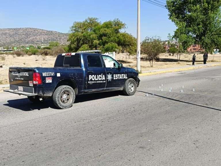 Asesinan a balazos a un Policía Estatal y luego escaparon rumbo a Hidalgo