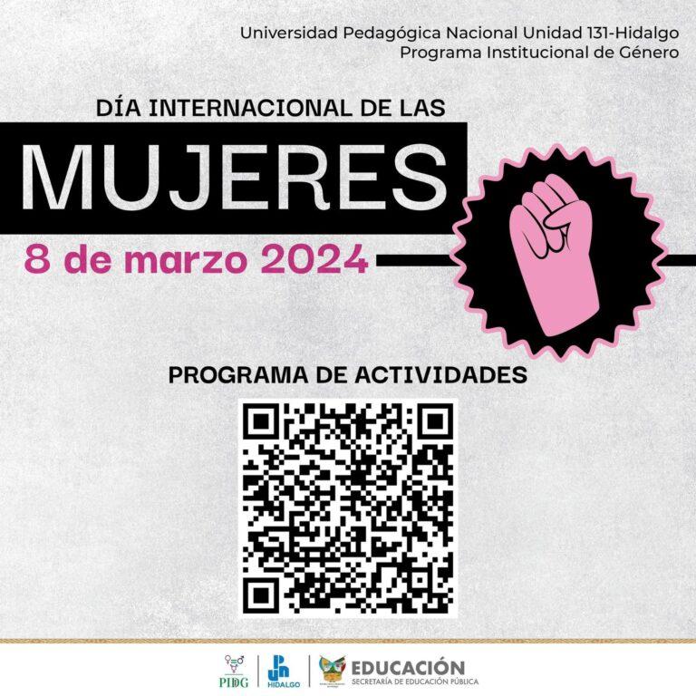 Realizarán programa por el Día Internacional de la Mujer