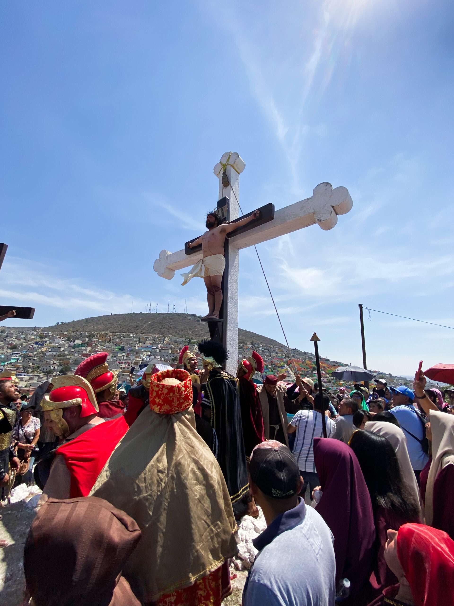 Viacrucis vivientes, tradición de más de 50 años 