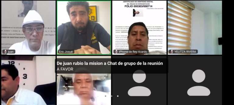 PRD aprueba candidaturas a diputaciones locales