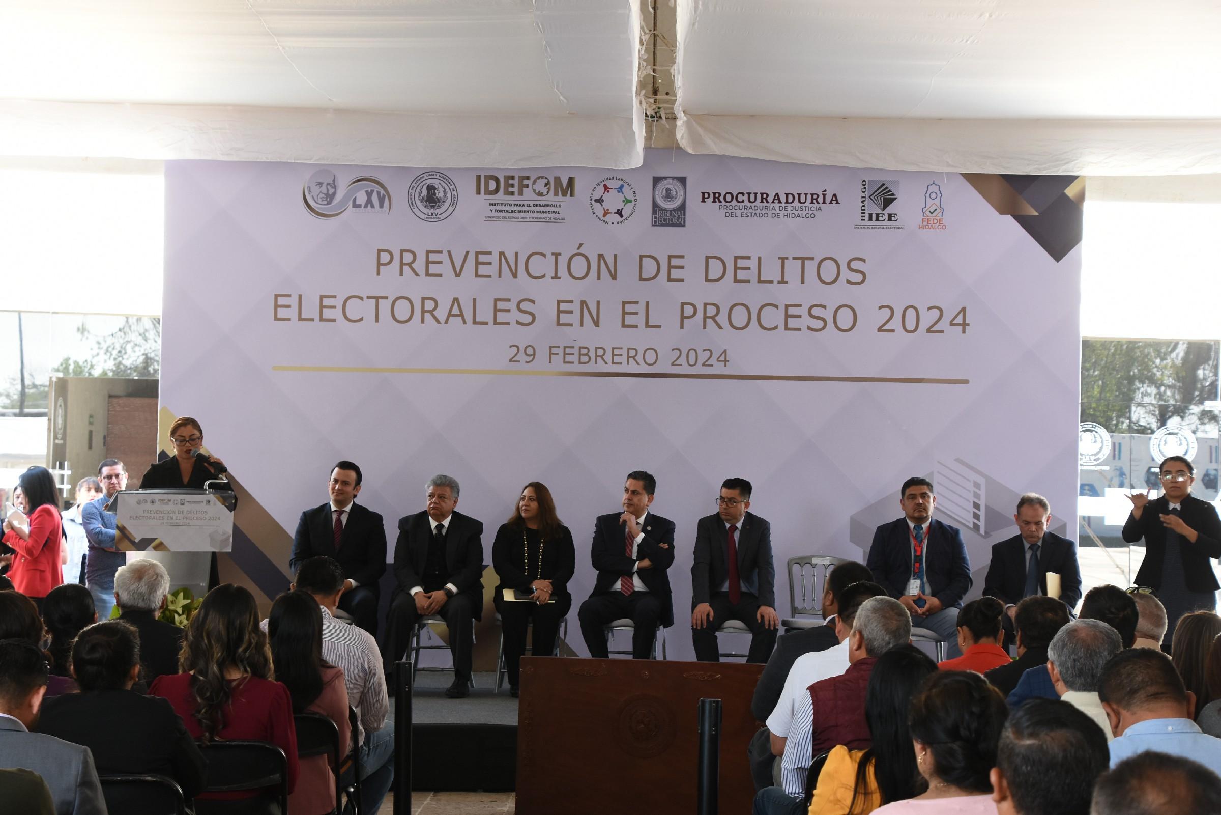 REALIZAN PANEL “PREVENCIÓN DE DELITOS ELECTORALES”