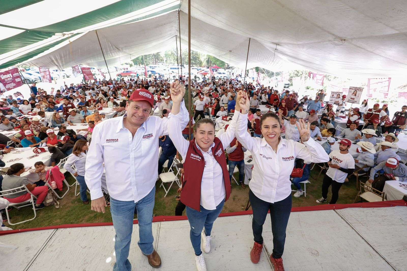 En unidad y de la mano del pueblo, vamos a ganar el 2 de junio