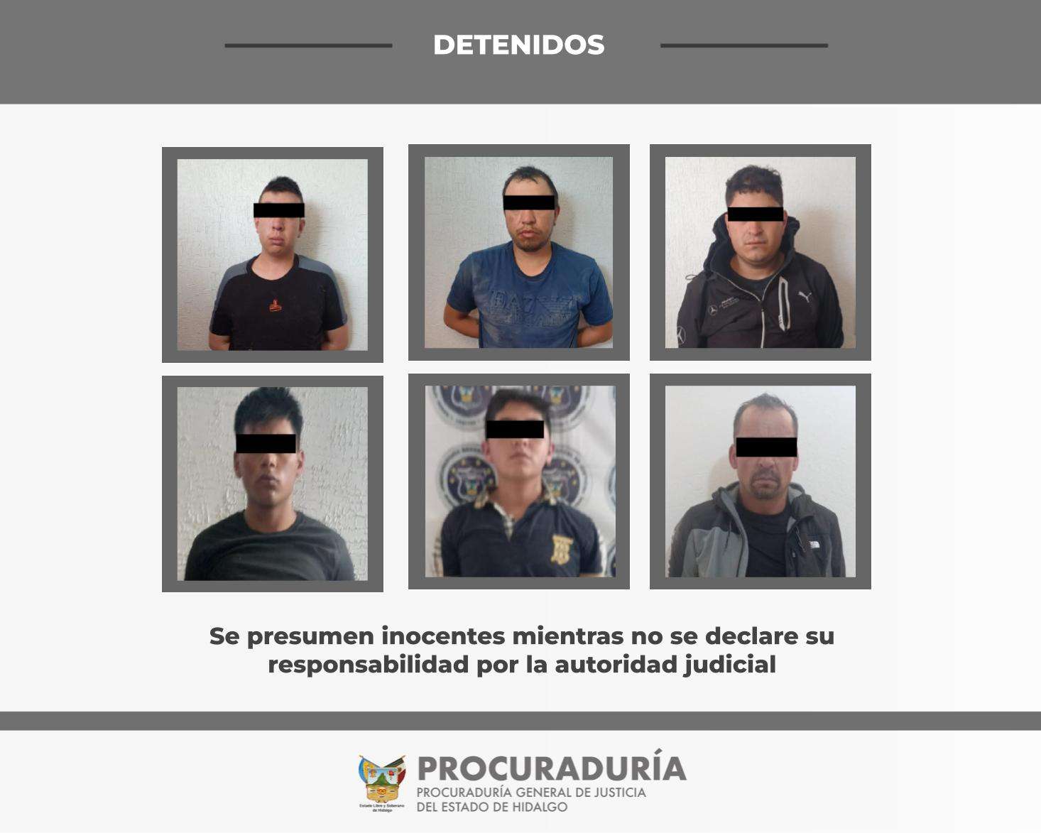 Policías investigadores atraparon a siete con armas, cargadores, cartuchos y droga