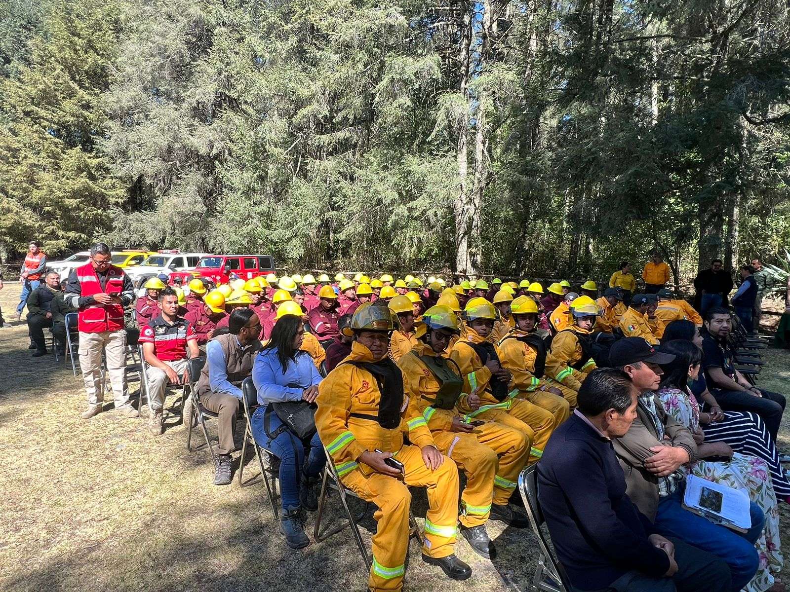 Bomberos listos para prevenir y combatir incendios forestales