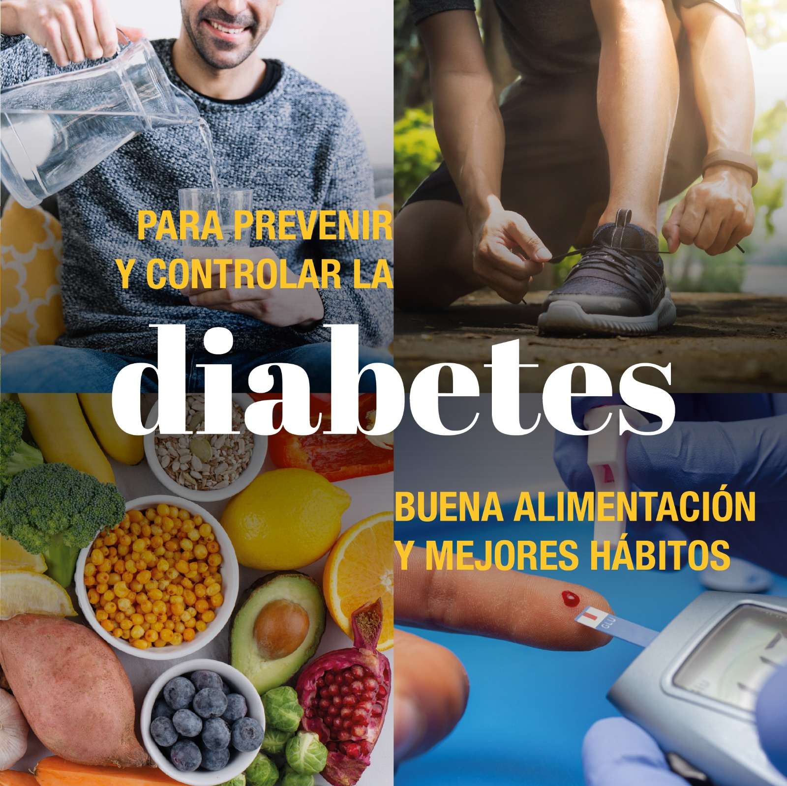 Buena alimentación y mejores hábitosayudan a prevenir y controlar la diabetes