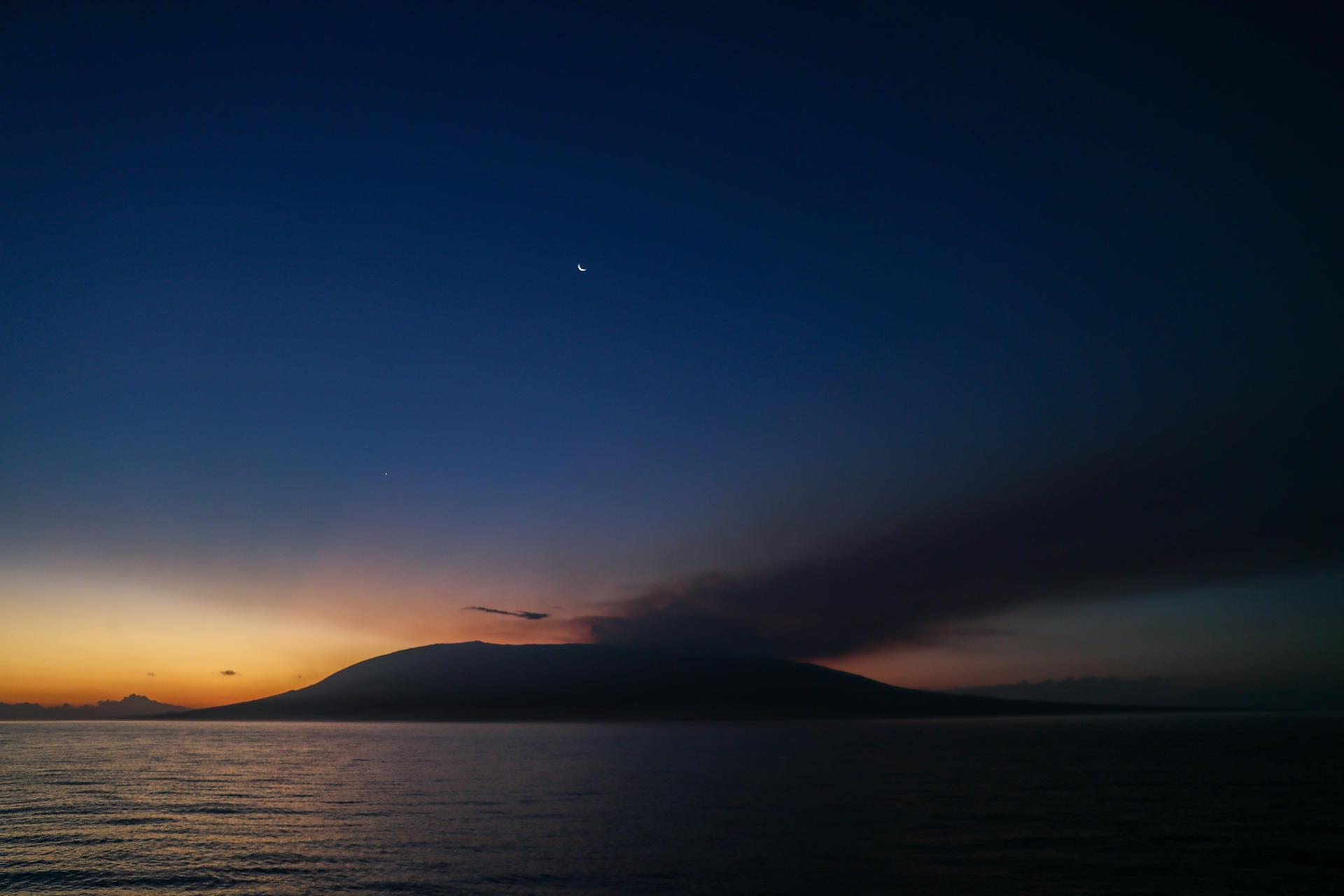 El campo de lava del volcán La Cumbre, en las Galápagos, llega a 8 kilómetros de longitud