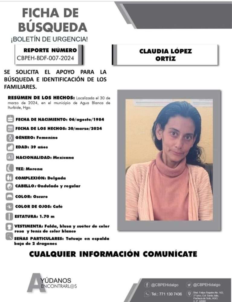 Buscan a joven desaparecida