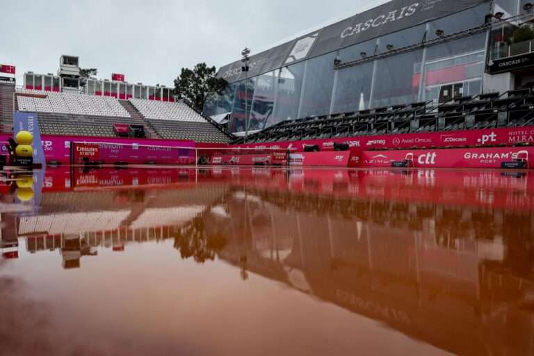 La lluvia aplaza los partidos de este martes en el Abierto de Estoril