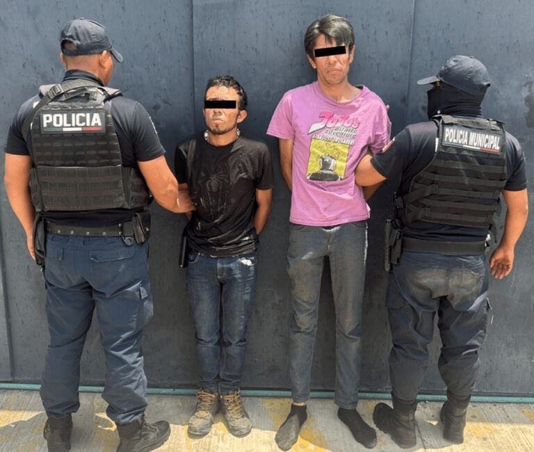 Perpetraron un robo en Aquiles Serdán de Pachuca y policías atraparon a dos