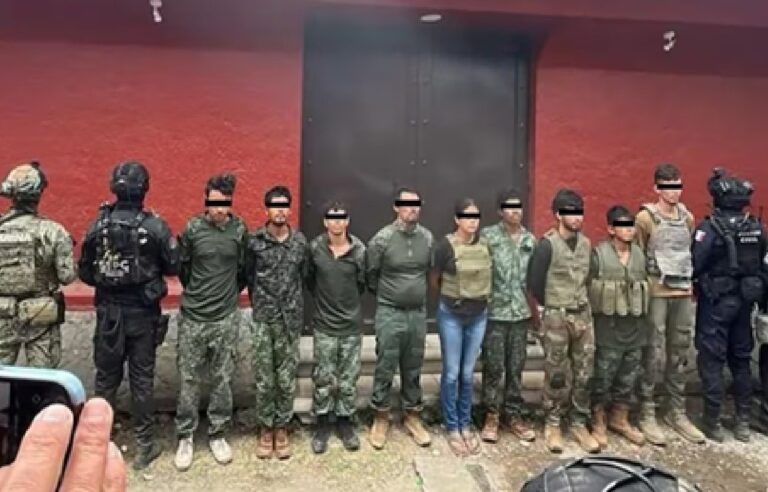 Tras enfrentamiento captura la Semar a nueve y abate a 12 sicarios del CJNG 