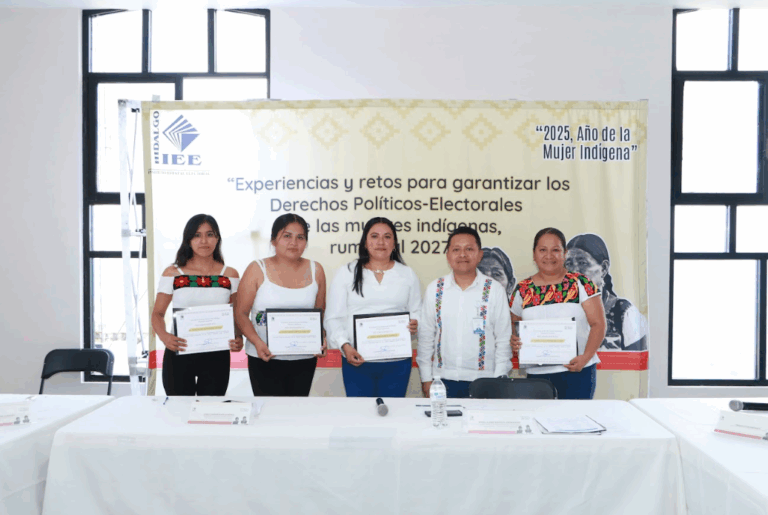 IEEH realiza Conversatorio “Experiencia y retos para garantizar los derechos políticos y electorales de las mujeres indígenas rumbo al 2027”
