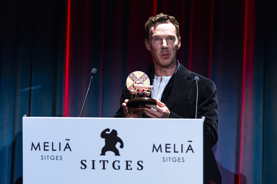 Benedict Cumberbatch recibe el premio Máquina del Tiempo del Festival de Sitges