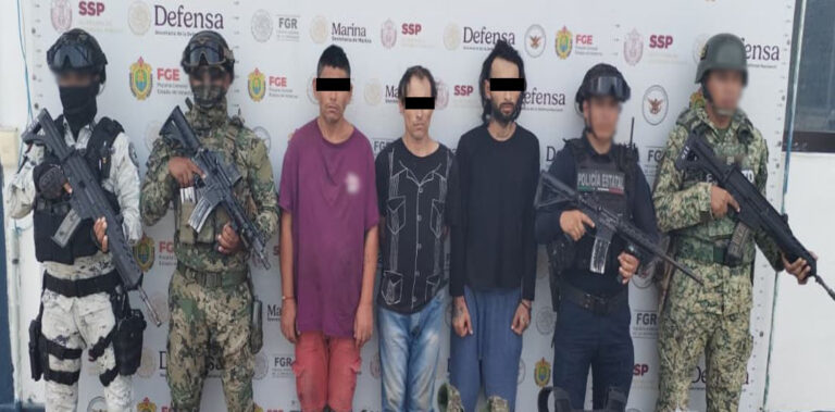 Realizan cateos, detenciones, aseguran armas y drogas en ocho entidades 