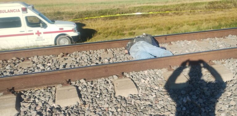 Hallan sin vida a sexagenario entre las vías del ferrocarril