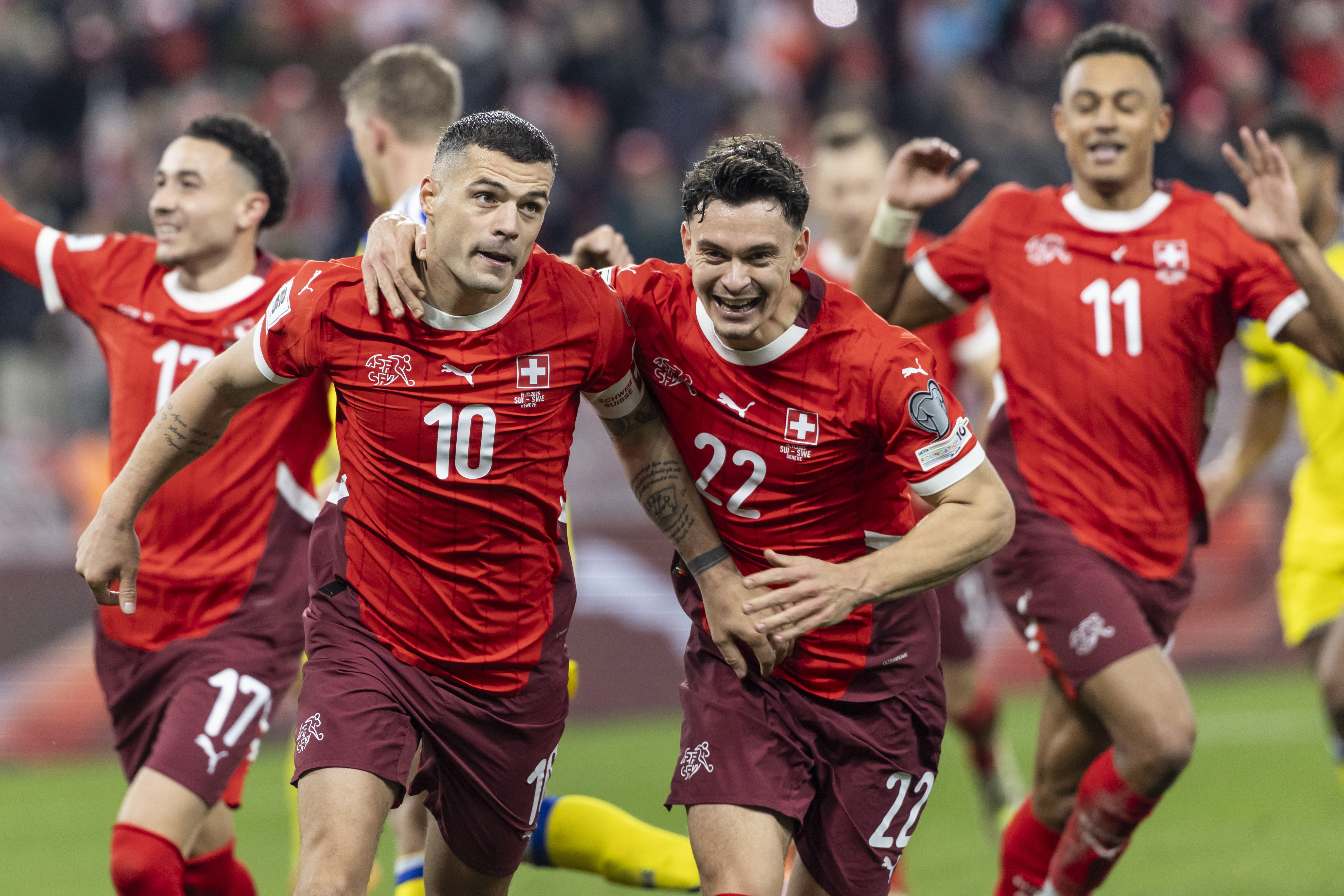 4-1. Suiza se acerca al Mundial