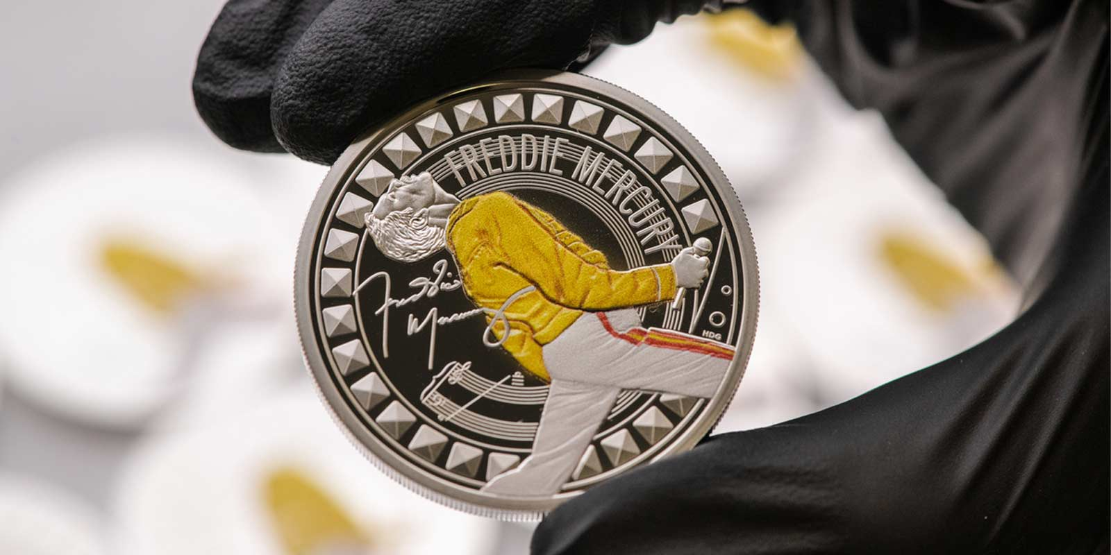 Lanzan una moneda conmemorativa de Freddie Mercury por el 40 aniversario de 'Live Aid'