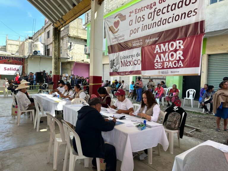 Realizan segunda jornada de apoyos por intensas lluvias