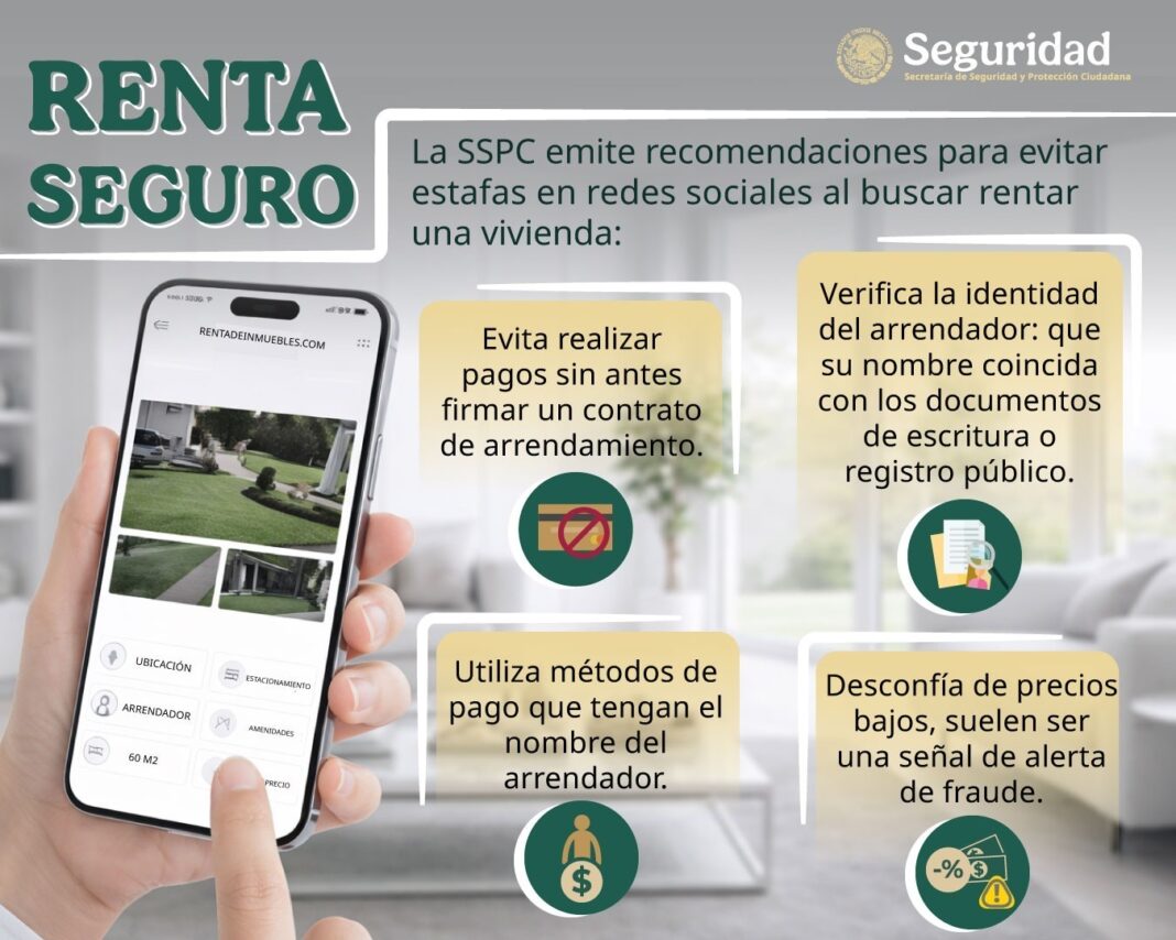 Buscan evitar estafas en rentas de inmuebles