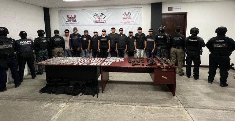 Caen 12 presuntos integrantes del CJNG