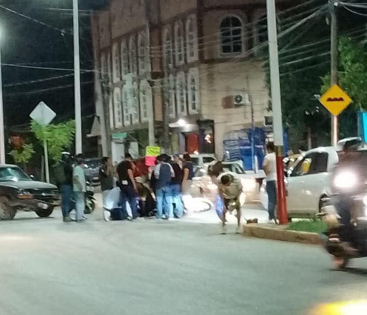 Nuevamente se registra un accidente de motocicleta 
