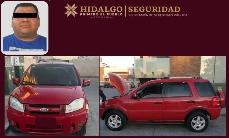 SSPH detecta y evita la venta de vehículo robado en Zempoala