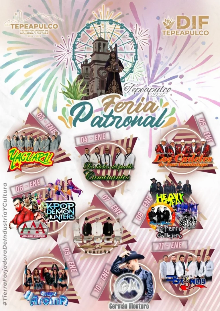 Presentan cartel de la feria patronal del Padre Jesús 2025