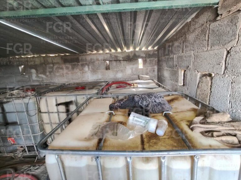 FGR Hidalgo decomiso 19 mil litros de hidrocarburo