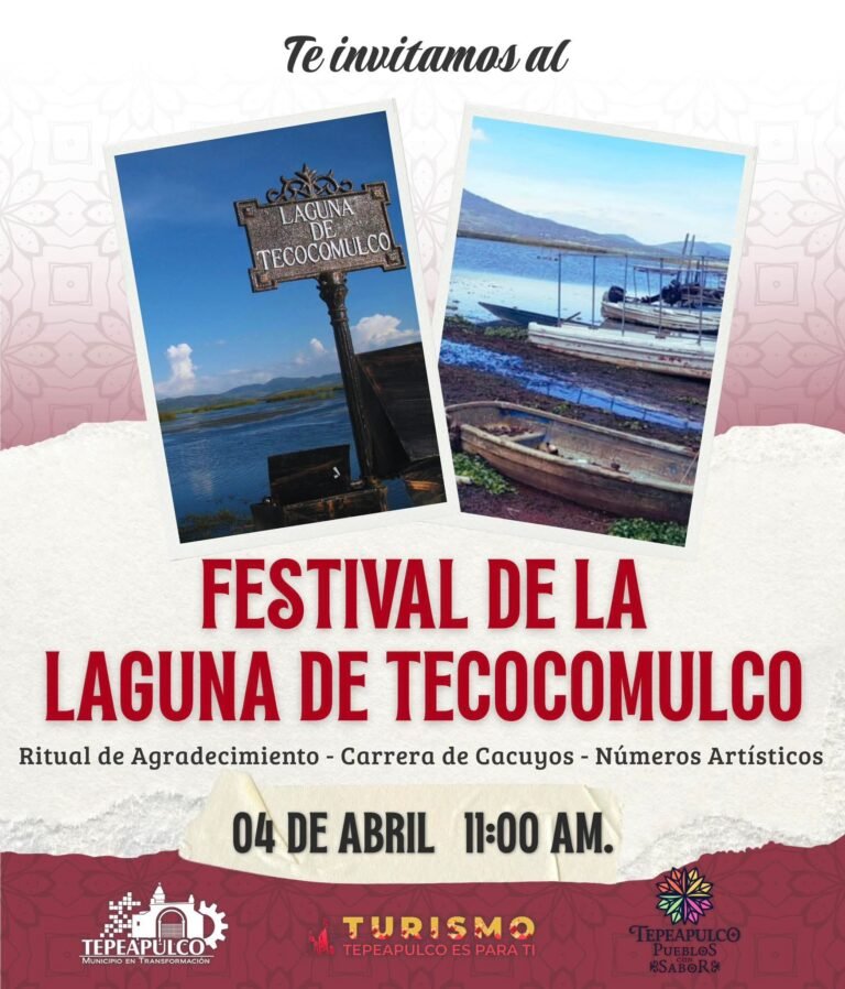 Preparan el tradicional festival de la “Laguna de Tecocomulco” en Tepeapulco