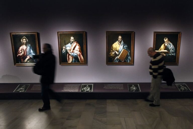 La IA sugiere que el Greco podría ser el único autor de ‘El bautismo de Cristo’