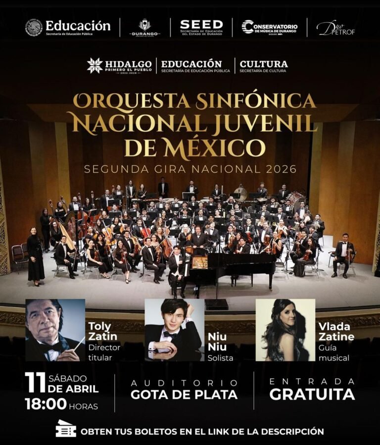Orquesta Sinfónica Nacional Juvenil de México se presentará en Pachuca