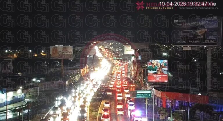 SSPH atiende afectaciones viales por lluvia en zona metropolitana