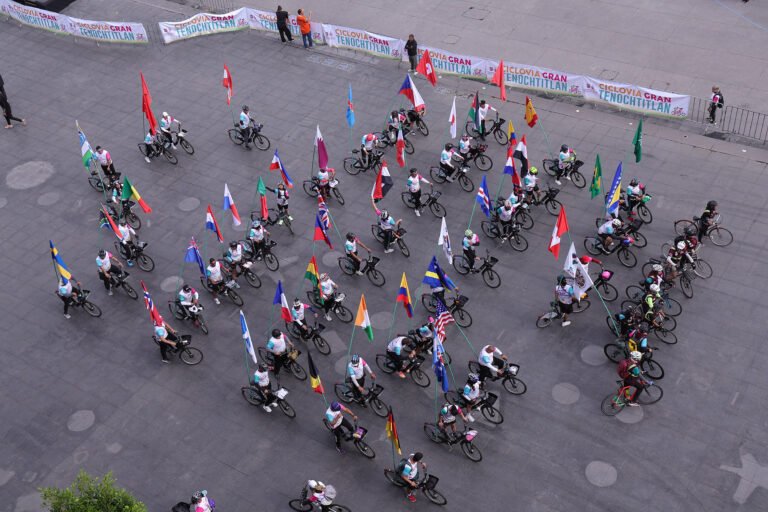 PROTESTAN CONTRA LIMPIEZA SOCIAL POEE CICLOVIA