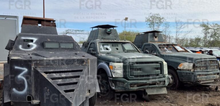 Destruyen 18 vehículos con blindaje