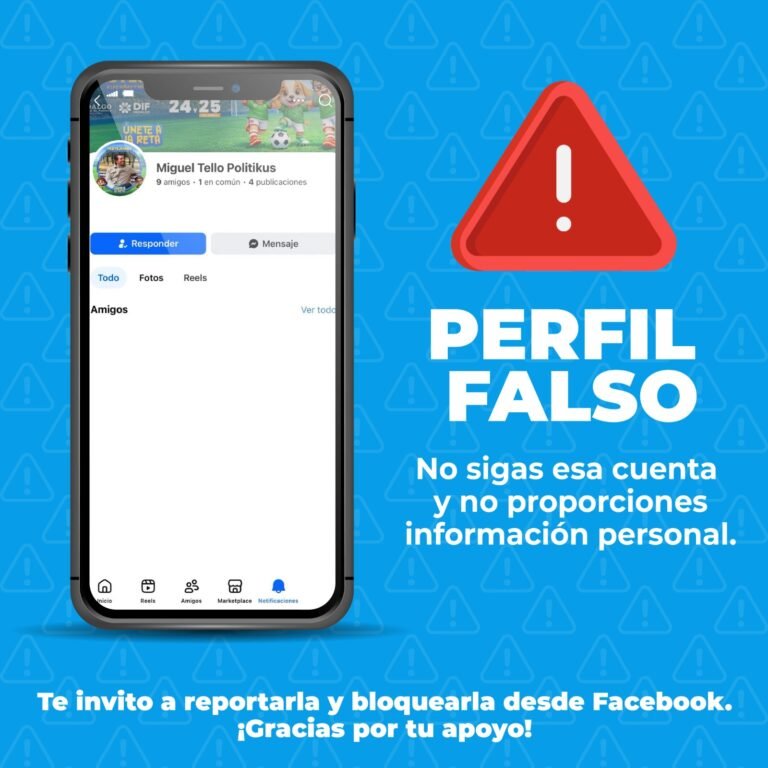 Advierte gobierno estatal intentos de fraudes por perfil apócrifo de Miguel Tello en redes sociales