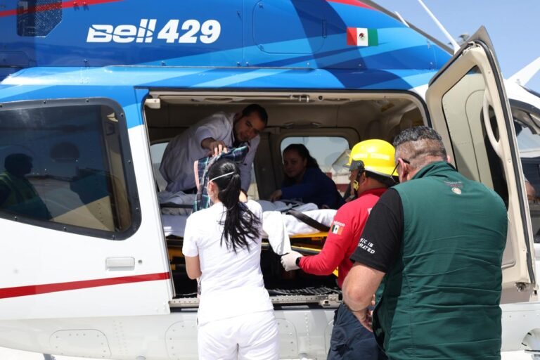 Traslado seguro de menor en estado delicado mediante apoyo institucional