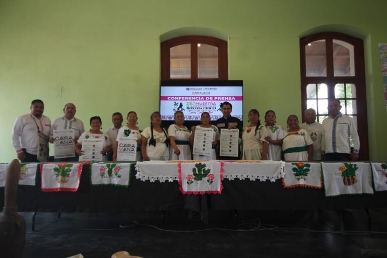 Muestra gastronómica con platillos elaborados con nopal en Boxtha Chico