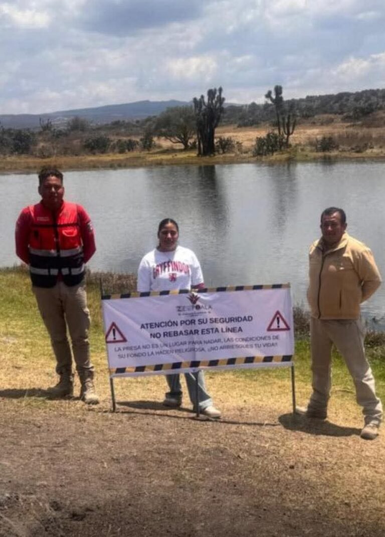 Protección Civil de Zempoala pide no ingresar a nadar a la represa de “Los Chopos”