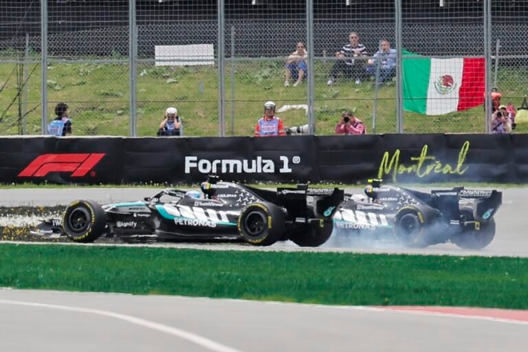 Russell ganó el sprint de Montreal, que marcó el primer ‘encontronazo’ Mercedes