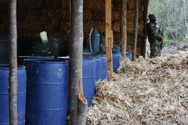 México incautó 54 mil litros de sustancias químicas